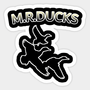 M.R.DUCKS (black) Design Sticker